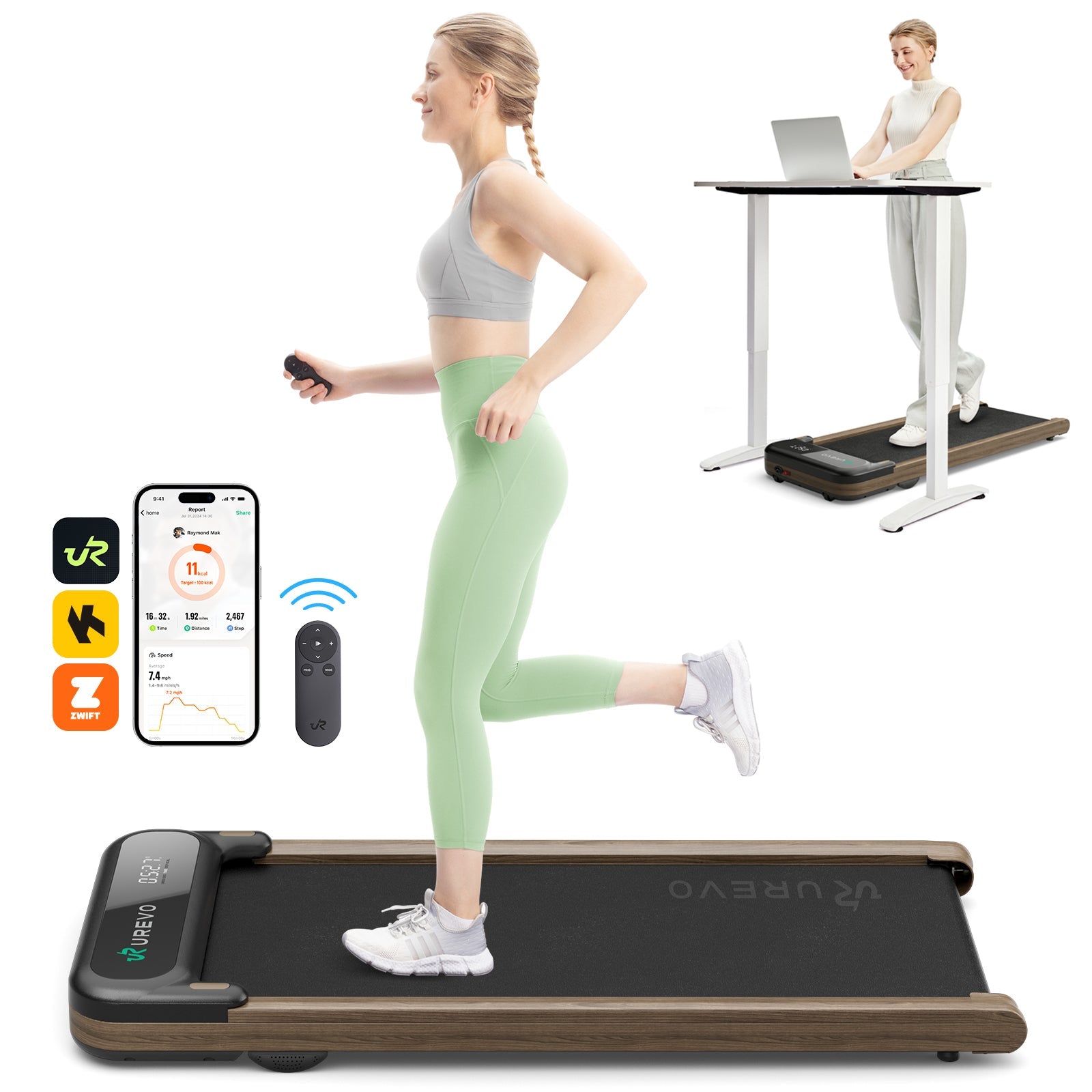 UREVO Spacewalk E4W walking treadmill