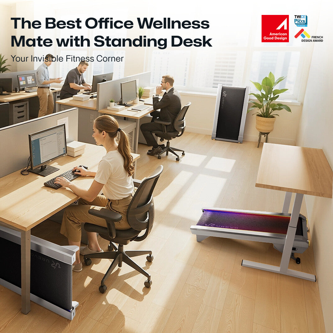 Urevo CyberPad for Office Smart 2 Treadmill 420 × 1000 mm 6.44 km/h  