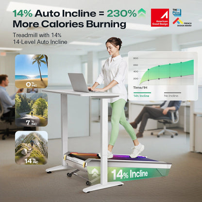 Urevo CyberPad for Office Smart 2 Treadmill 420 × 1000 mm 6.44 km/h  